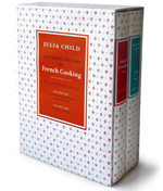 Julia Child's cookbooks Mastering The Art of French Cooking; Volumes 1 & 2